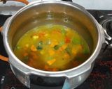 A picture of step 1 of Vegetable Kutki.