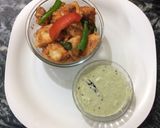 A picture of step 7 of Tomato chilli idli with coconut chutney.