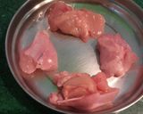 A picture of step 1 of Chicken Soup.