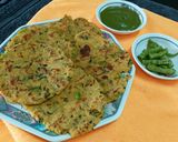 A picture of step 3 of Makki Ki Roti (Indian Maize Flour Flat Roti) Punjabi Style.