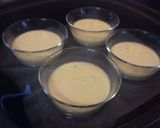 A picture of step 7 of Simple, steamed custard pudding.