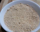A picture of step 1 of Oots cheese pancake with peanut garlic dip.