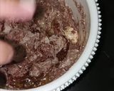 Foto langkah ke 3 dari resep Bolu Kukus Coklat Meses Hias.