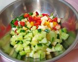 Alap saláta Kedvenc dresszinggel recept fázis 2 fotója