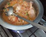 A picture of step 5 of Chicken karhai.