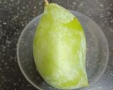 A picture of step 1 of Instant Totapuri Sweet Pickle (kachi Keri nu Vaghariyu).