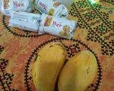 A picture of step 2 of Mango delight.
