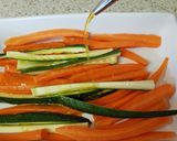 A picture of step 2 of Carrot & Courgette french fries.