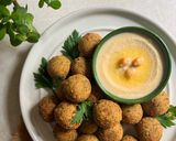 A picture of step 9 of Quick and Simple Falafel.