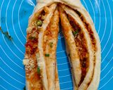 Foto langkah ke 5 dari resep Roti Kepang Keju Bolognese.