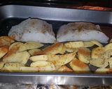 Foto del paso 4 de la receta Bacalao con patatas al horno by yoli