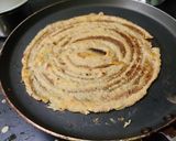 A picture of step 3 of Moong Dal Dosa.