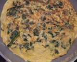 Foto del paso 2 de la receta: Tortilla de espinacas con queso