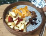 A picture of step 3 of Chia seed fruits pudding.