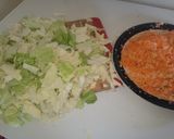 A picture of step 2 of Cabbage Roll Soup.