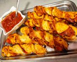Sajtos - paradicsomos csavart snack 🍅🧅🧀 #naptar2025 recept fázis 6 fotója