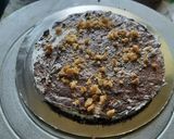 A picture of step 9 of Black forest cake stuff California crunchy walnuts cake.