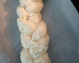 A picture of step 7 of Zopf bread.