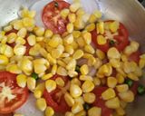 A picture of step 2 of Sweet corn cheesey bread.