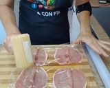 Foto del paso 1 de la receta Flamenquines de lomo con jamón y queso