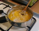 A picture of step 3 of Vickys Mango Lassi Porridge, GF DF EF SF NF.