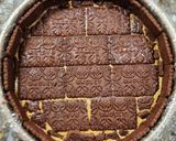 Foto del paso 9 de la receta: 🎂🍫🍰 Chocotorta de cumpleaños!! 🍰 Chocotorta con drip de chocolate, ganache y crema - facilísima!! 🍰🍫