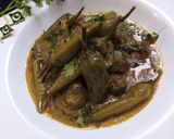 A picture of step 7 of Green Chilli Masala.