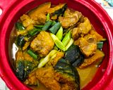 A picture of step 5 of Braised Pork Ribs with Pumpkin.