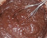 Foto langkah ke 4 dari resep Eggless Chocolate Cake.