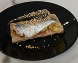Foto del paso 5 de la receta: Tostada de Sardinas en Conserva con Emulsión de su Jugo