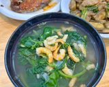 Hình bước làm 3 của món Canh Mồng Tơi Rau Dền Tôm Khô