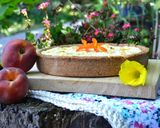 Foto del paso 5 de la receta: Tarta integral de ricota y duraznos🤓