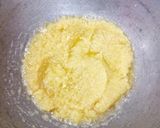 A picture of step 2 of Badam Atta Halwa.