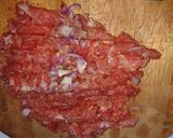 Hình bước làm 1 của món Canh rau ngót thịt bò bằm