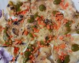 A picture of step 3 of Masala Khichiya Papad.