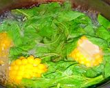 Foto langkah ke 3 dari resep Sayur bayam jagung bening.