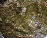 A picture of step 3 of Gongura Chutney.