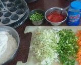 A picture of step 1 of Veg small idlies.