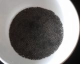A picture of step 1 of Chia Seed Raita.