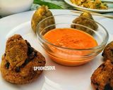A picture of step 7 of Bajra Cheesy Modaks.
