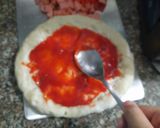 Hình bước làm 2 của món Pizza thập cẩm