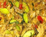 Foto langkah ke 3 dari resep Suwir tongkol pete kemangi.