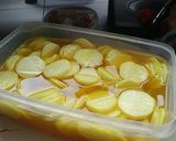 Foto langkah ke 4 dari resep Yellow Pickled Radish (Danmuji:단무지.