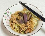 肉絲蔬菜炒麵的食譜步驟6照片