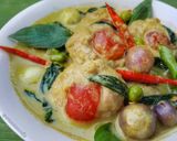 รูปขั้นตอนการทำที่ 3 ของ แกงเขียวหวานหมูสับไข่เค็ม