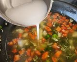 A picture of step 4 of Wholesome Veggies Lemon Coriander Soup - New Year 2026 Post Party Detox Healthy Soup.