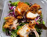 Gambar langkah 3 resipi Summer Salad with Fried Chicken.