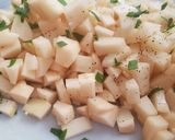 A picture of step 2 of Crockpot potato soup.