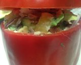 Foto del paso 7 de la receta: Pimiento Morrón relleno con ceviche de atún