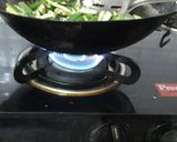 A picture of step 1 of Masala Bhindi.